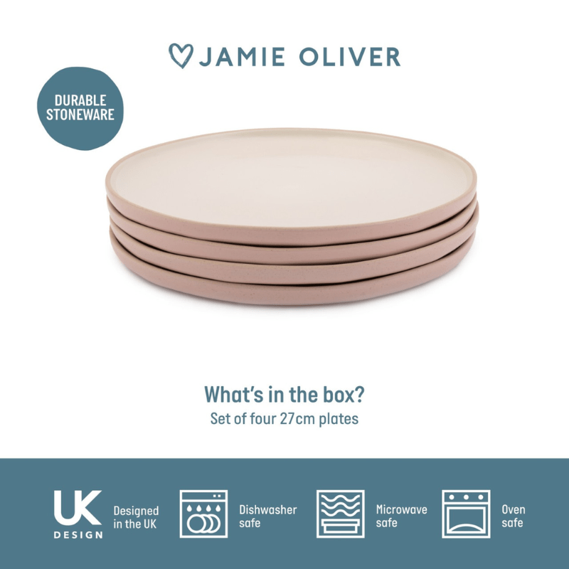 Jamie Oliver Big Love Perfect Plates 27cm Set of 4