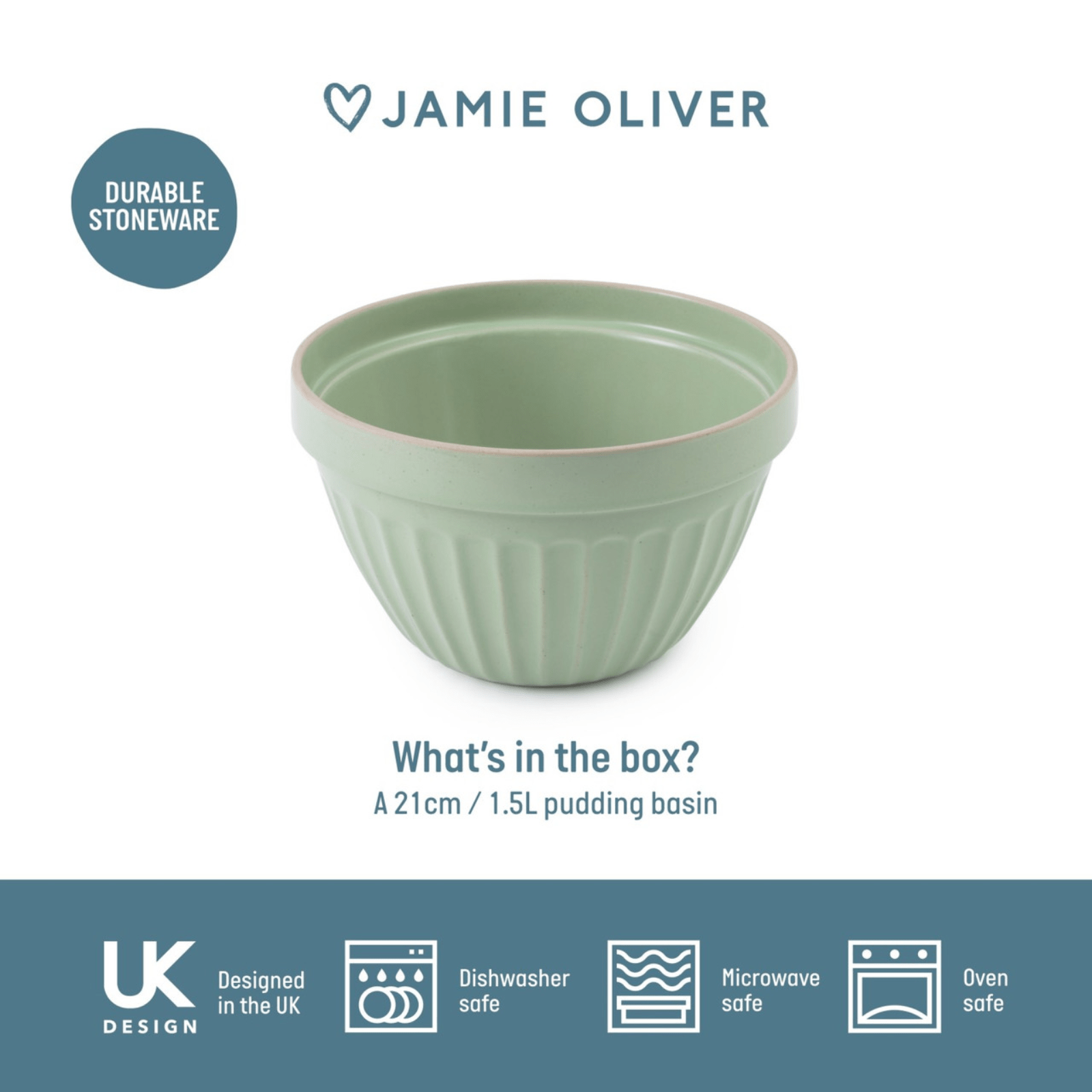 Jamie Oliver Big Love Proper Pudding Bowl 1.5L