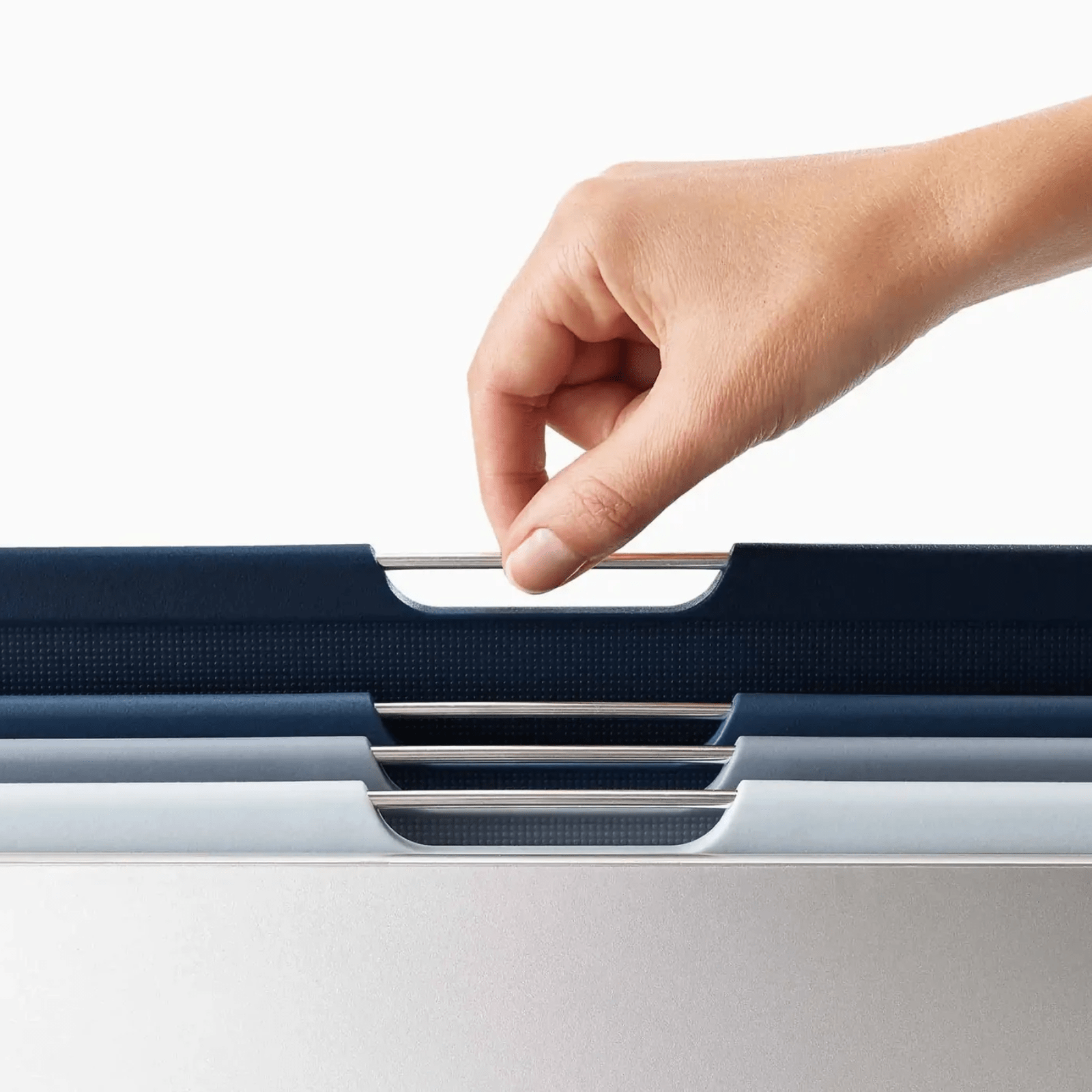 Joseph Joseph Folio Chopping Board Set 4-Piece Large Sky Blue