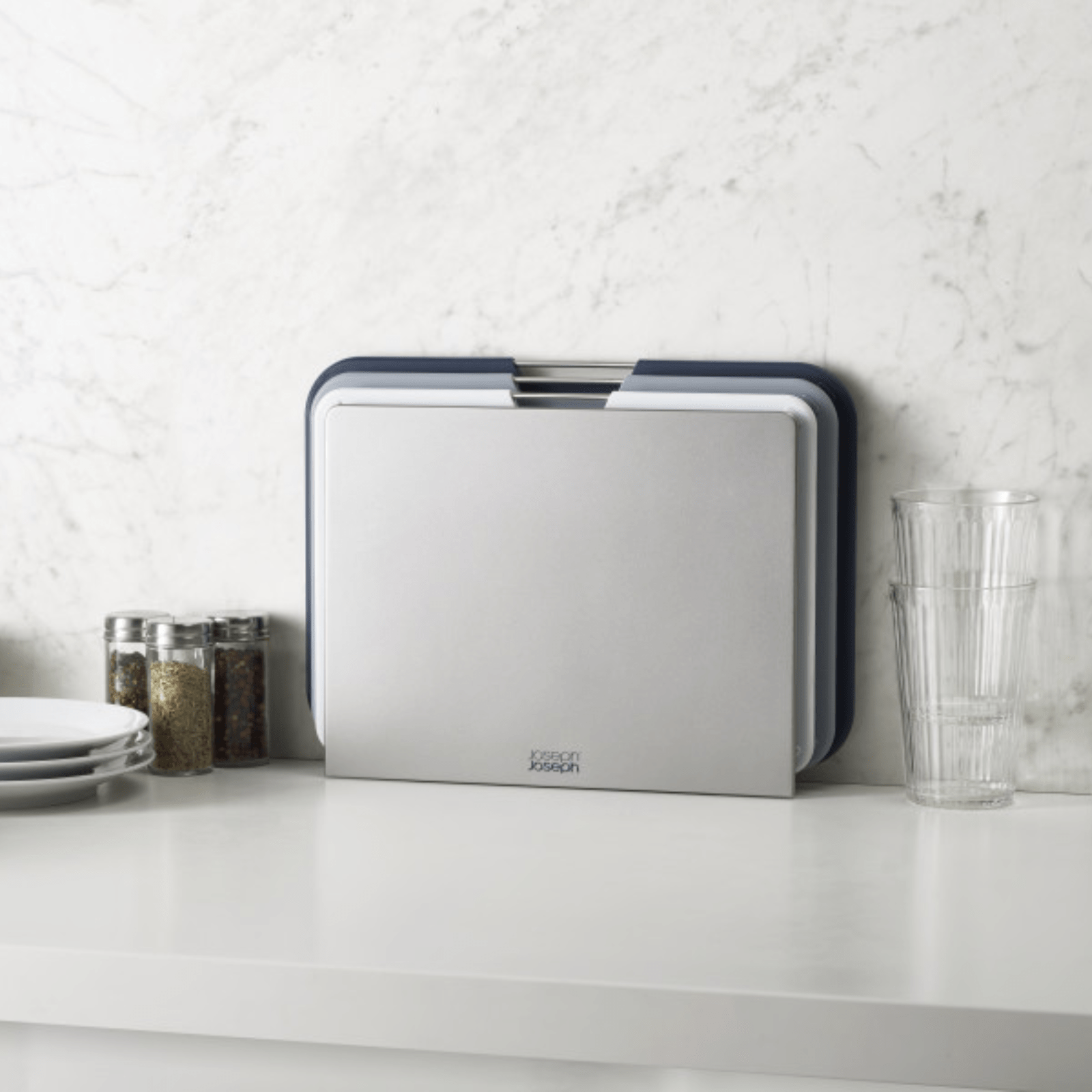 Joseph Joseph Nest Chopping Board Set 3-Piece Large Grey