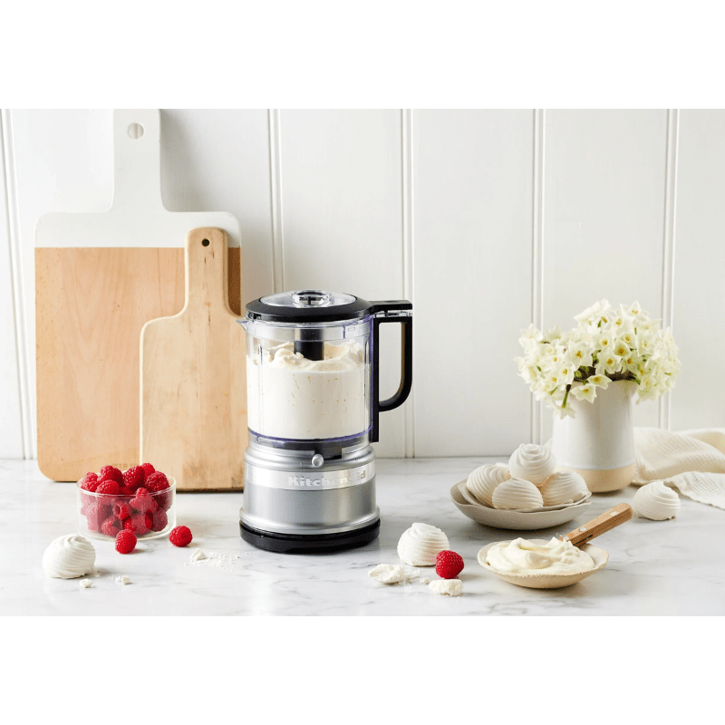 KitchenAid 5 Cup Food Chopper with Whisk Contour Silver
