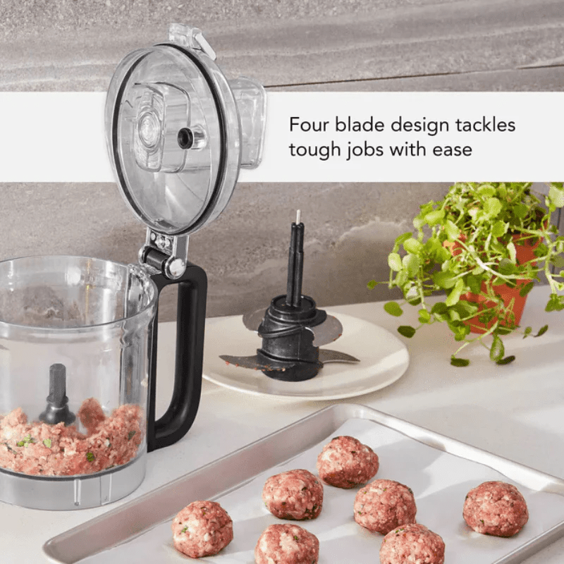 KitchenAid 9 Cup Food Processor Contour Silver