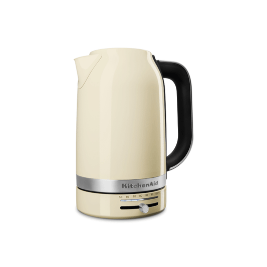KitchenAid Kettle with Variable Temperature 1.7L Almond Cream The Homestore Auckland