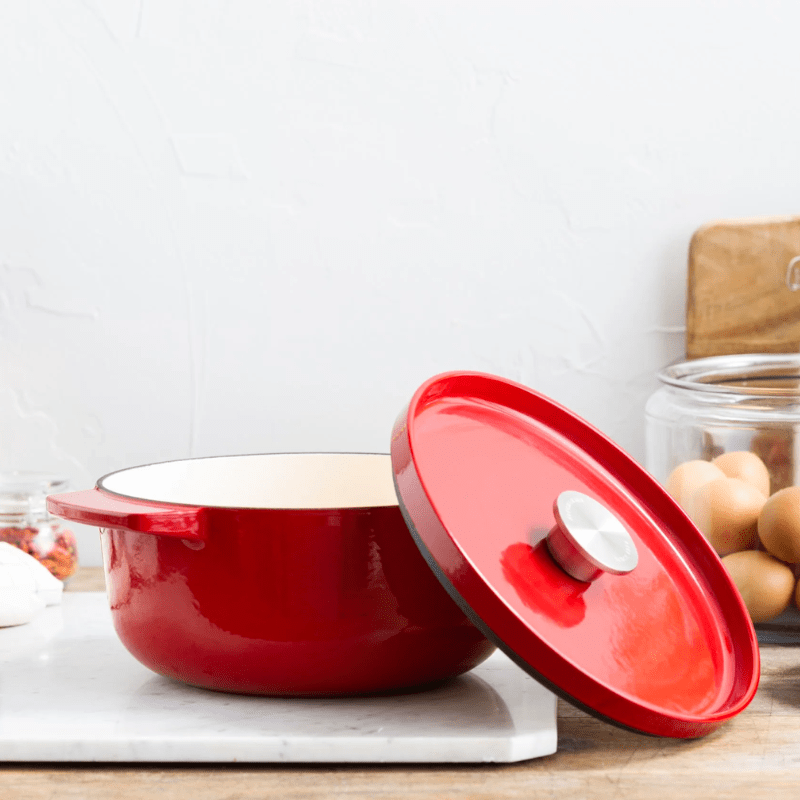 KitchenAid Round Casserole 26cm Empire Red