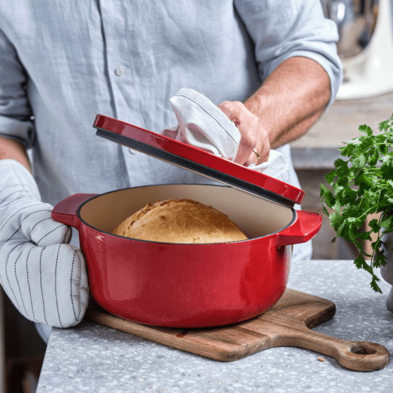 KitchenAid Round Casserole 26cm Empire Red