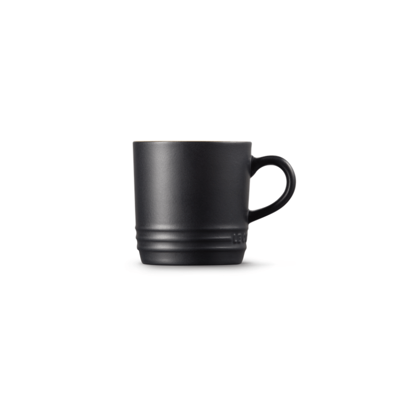 Le Creuset Stoneware Cappucino Mug 200ml Satin Black