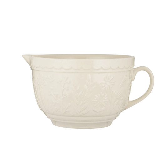 Mason Cash In The Meadow Batter Bowl 1.9L Florals Cream The Homestore Auckland