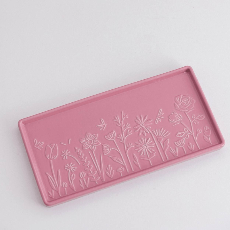 Mason Cash In The Meadow Rectangle Platter 30cm Florals Pink