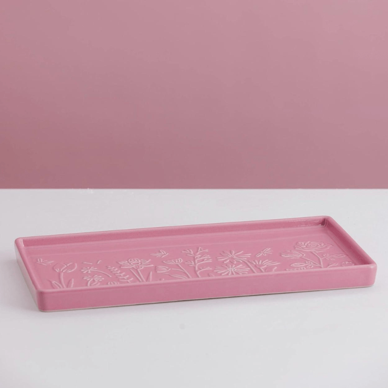 Mason Cash In The Meadow Rectangle Platter 30cm Florals Pink