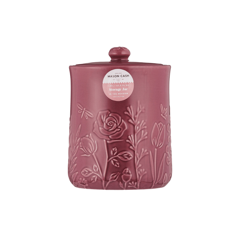 Mason Cash In The Meadow Storage Jar 1.85L Florals Purple