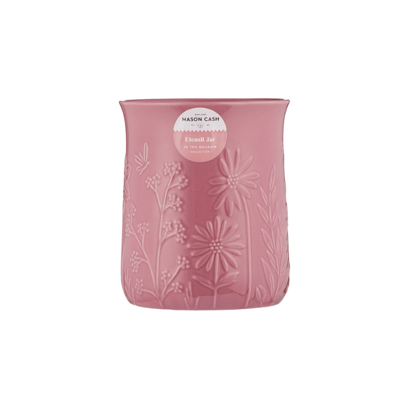 Mason Cash In The Meadow Utensil Pot Pink Florals