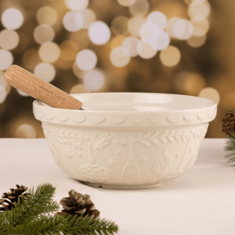Mason Cash Merry & Bright Mixing Bowl 24cm Cream