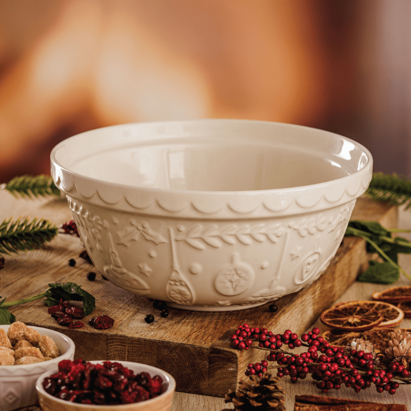 Mason Cash Merry & Bright Mixing Bowl 24cm Cream