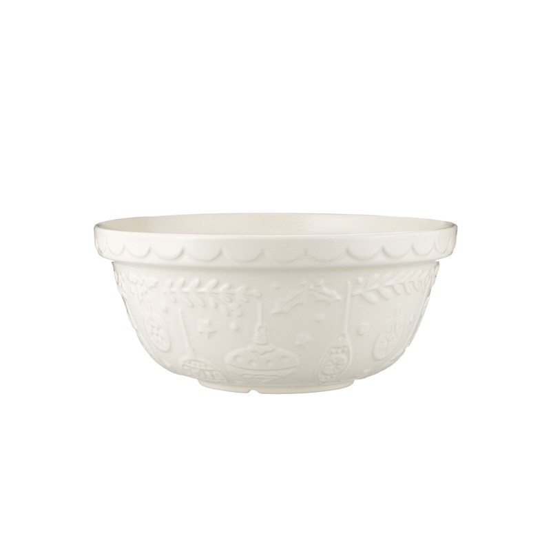Mason Cash Merry & Bright Mixing Bowl 24cm Cream
