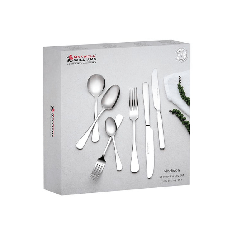 Maxwell & Williams Madison 56 Piece Cutlery Set The Homestore Auckland