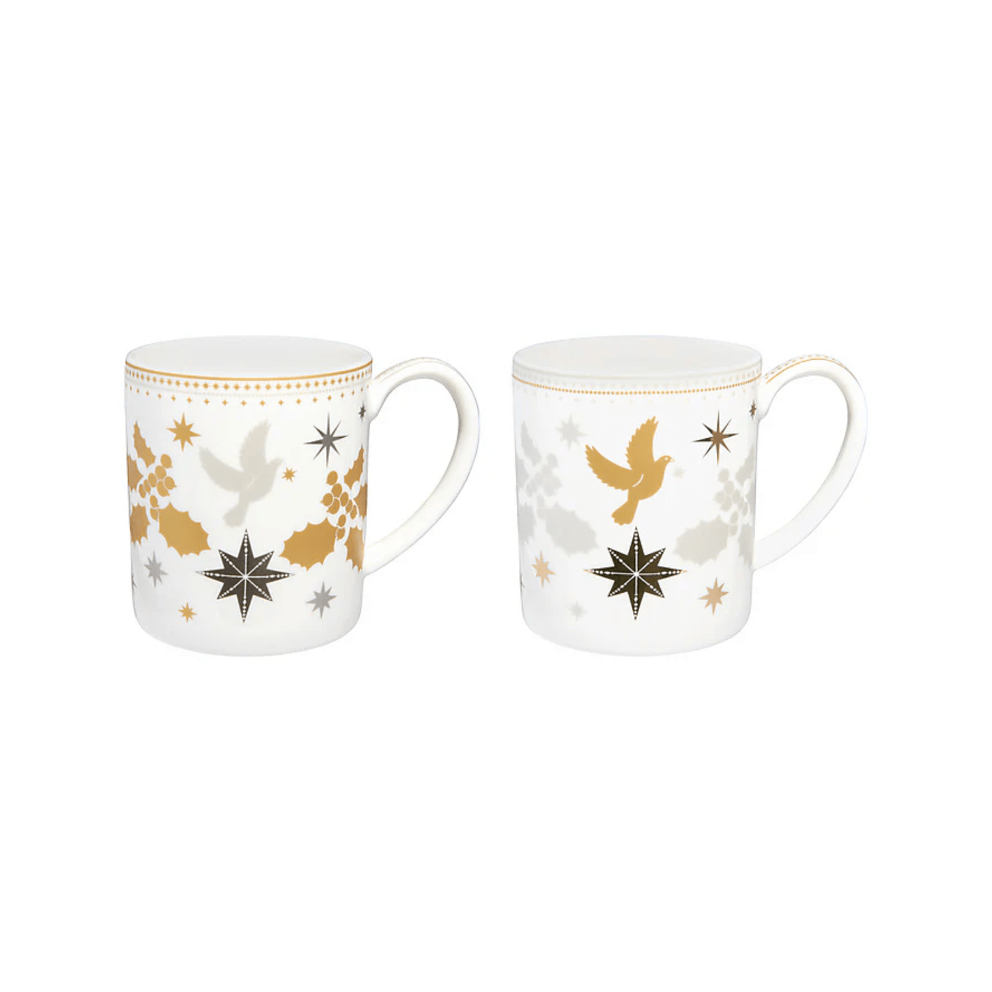 Maxwell & Williams White Christmas Mug Set of 2