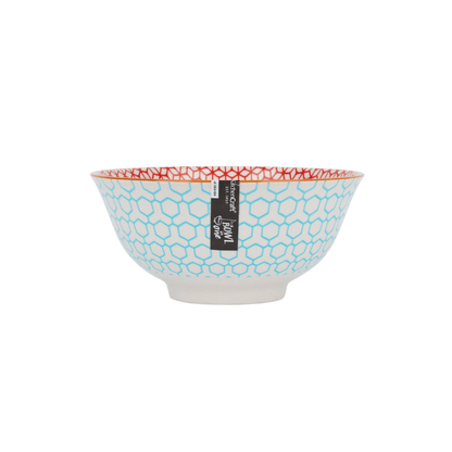 Mikasa Does it All Bowl 15.7cm Geometric Blue The Homestore Auckland