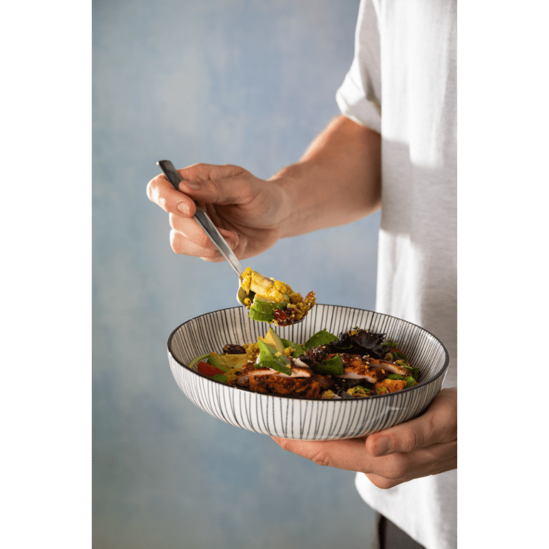 Mikasa Pasta Bowl 21cm Black Stripe