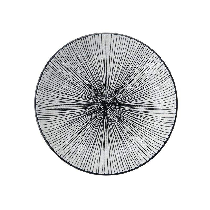 Mikasa Pasta Bowl 21cm Black Stripe