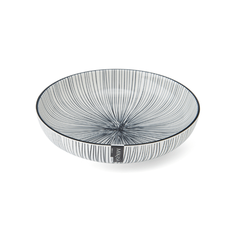 Mikasa Pasta Bowl 21cm Black Stripe