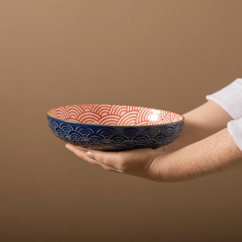 Mikasa Pasta Bowl 21cm Blue Arc