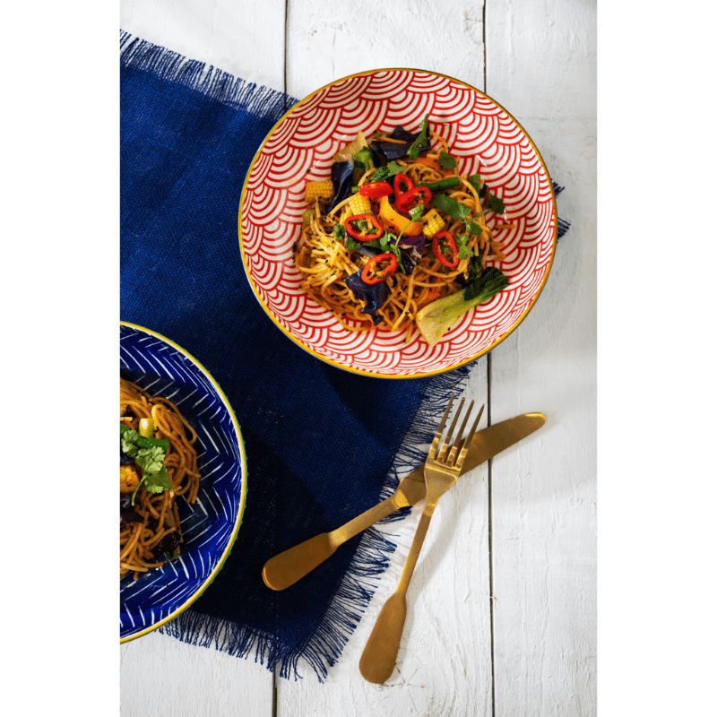 Mikasa Pasta Bowl 21cm Blue Arc