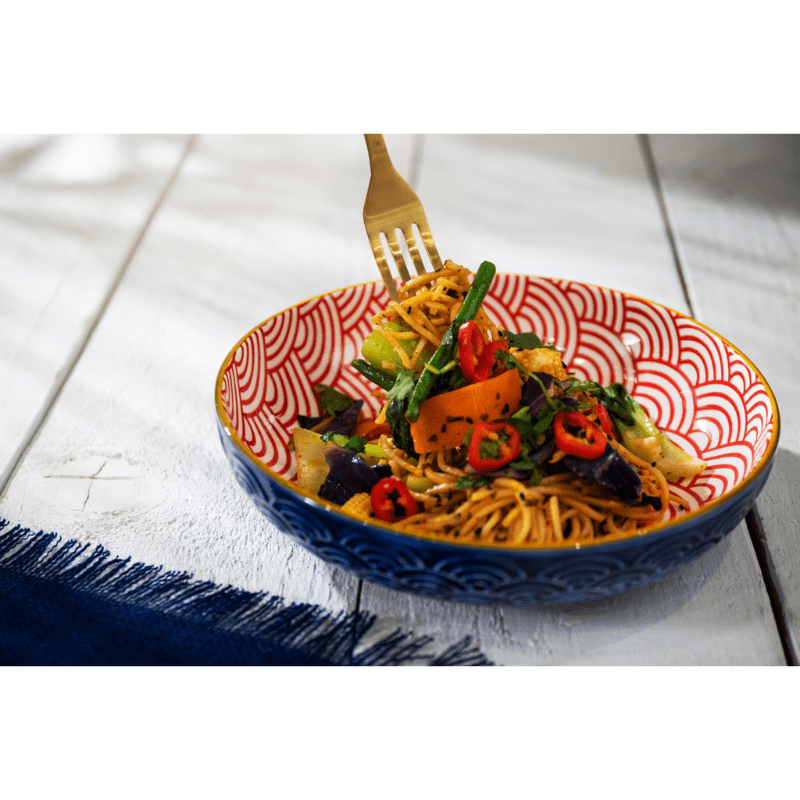 Mikasa Pasta Bowl 21cm Blue Arc