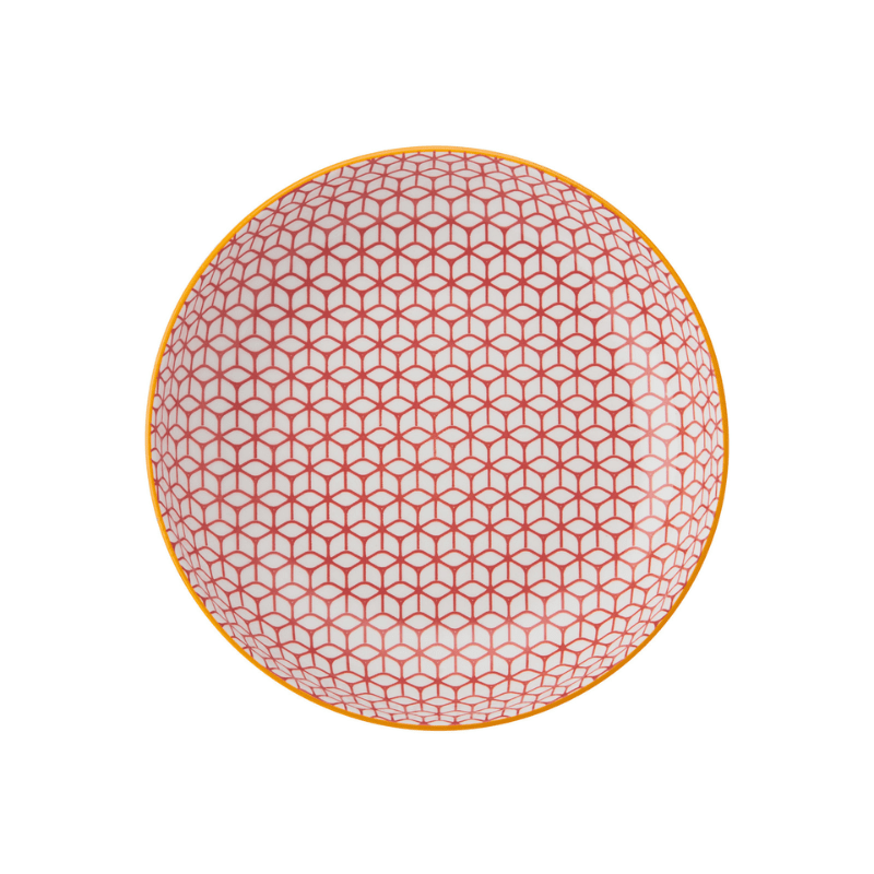 Mikasa Pasta Bowl 21cm Blue Geometric