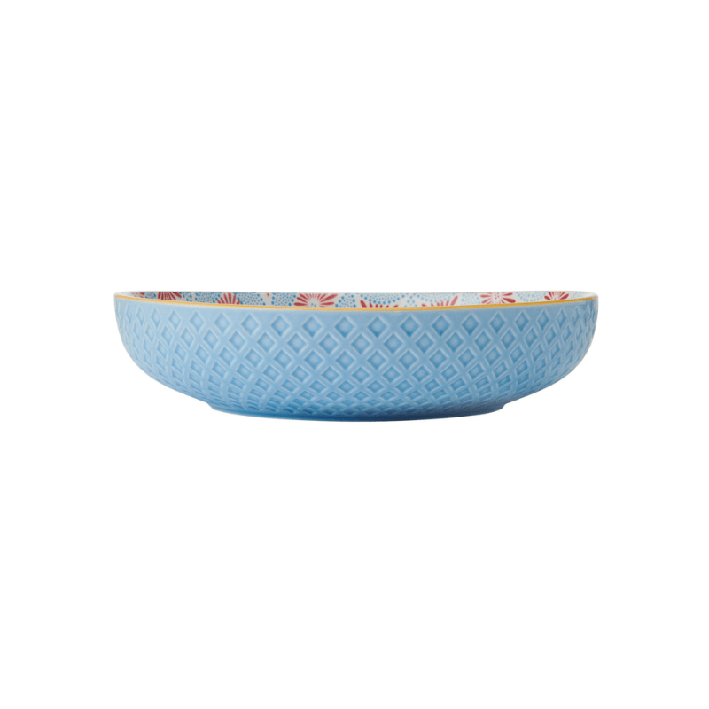 Mikasa Pasta Bowl 21cm Blue Mosaic