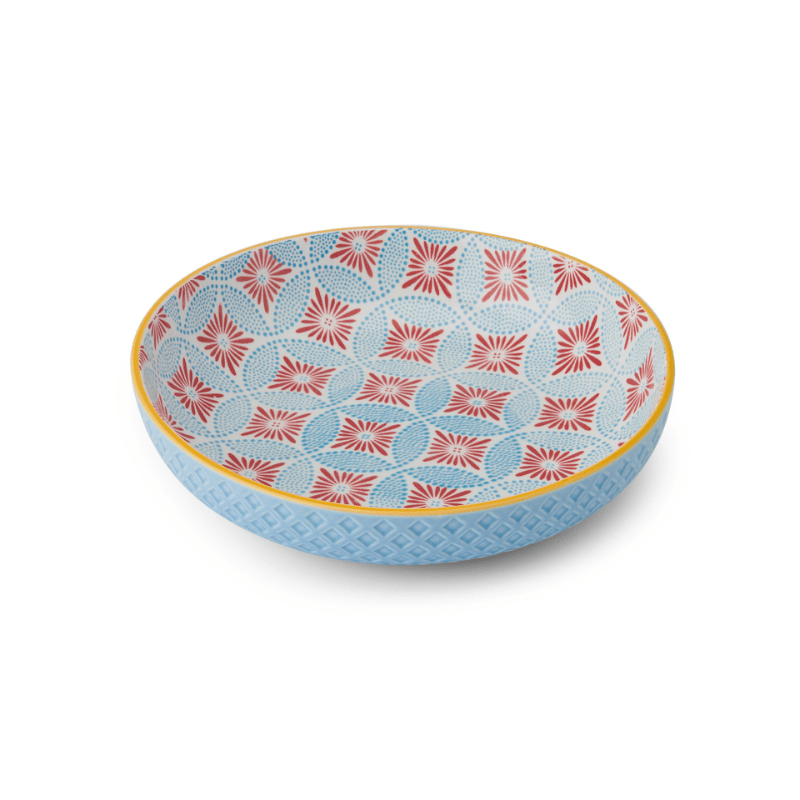 Mikasa Pasta Bowl 21cm Blue Mosaic