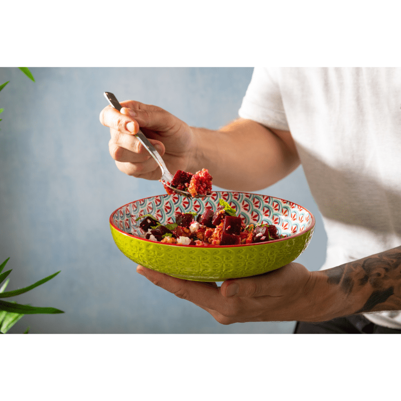 Mikasa Pasta Bowl 21cm Geometric Line