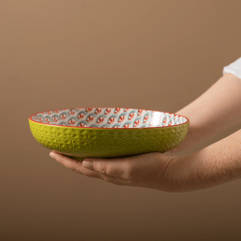 Mikasa Pasta Bowl 21cm Geometric Line
