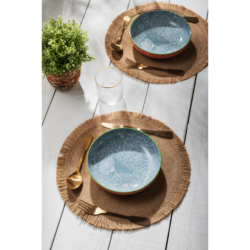 Mikasa Pasta Bowl 21cm Grey Floral