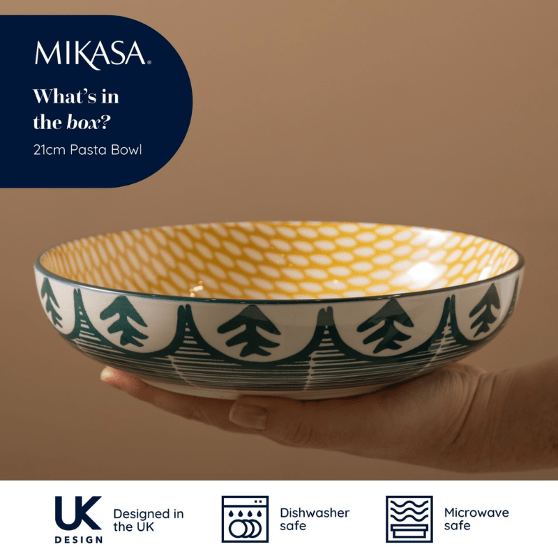 Mikasa Pasta Bowl 21cm Leafy