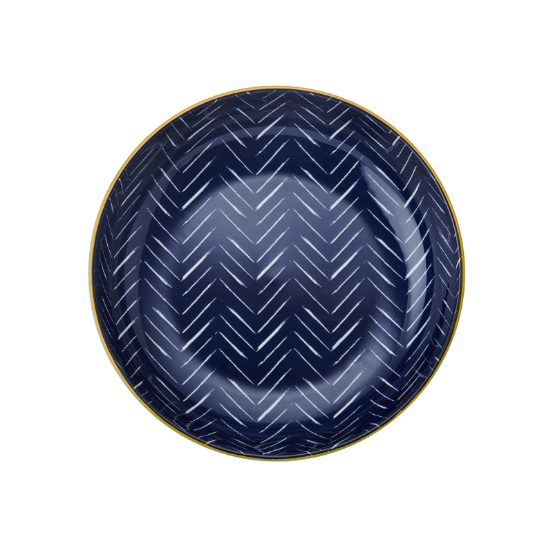 Mikasa Pasta Bowl 21cm Leafy Indigo