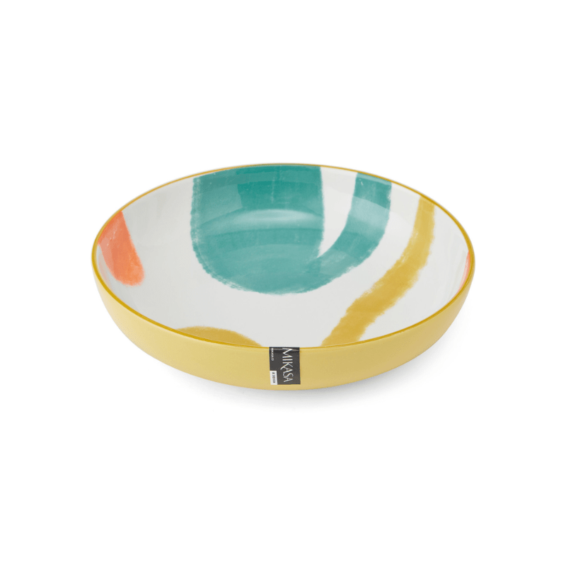 Mikasa Pasta Bowl 21cm Yellow Abstract