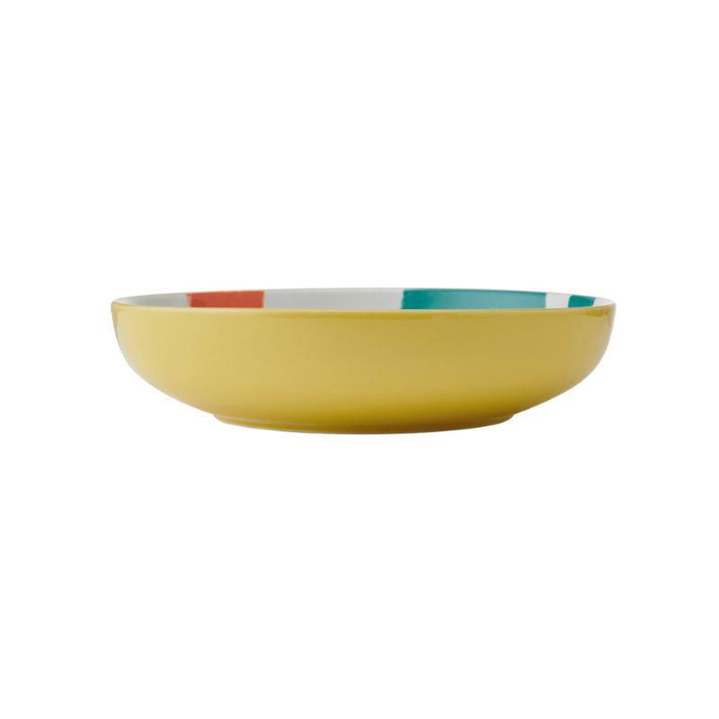 Mikasa Pasta Bowl 21cm Yellow Abstract
