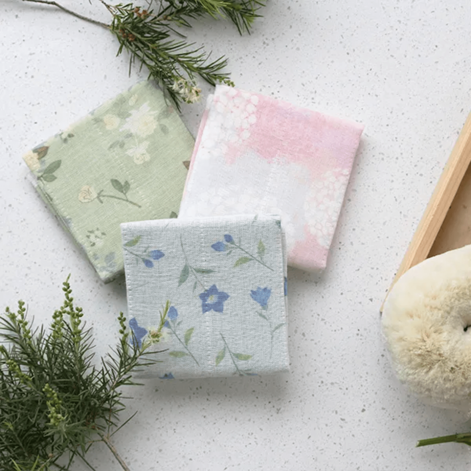 Nawrap Face Cloth Yellow Rose