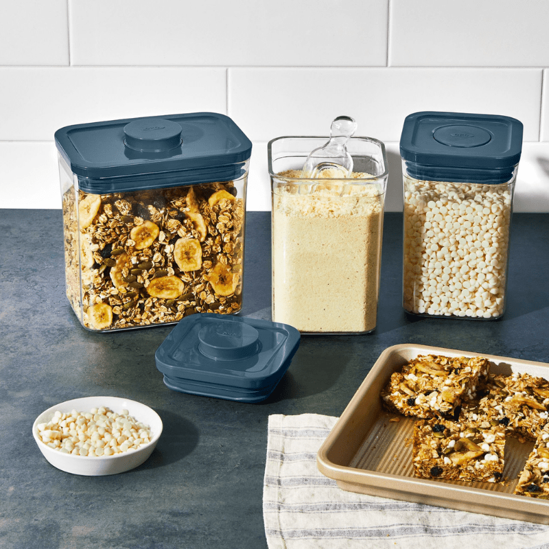 OXO Good Grips POP Container 2.0 Everyday 3-Piece Set Storm Blue