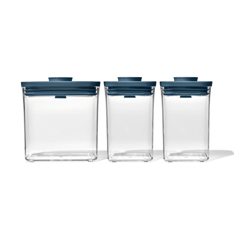 OXO Good Grips POP Container 2.0 Everyday 3-Piece Set Storm Blue