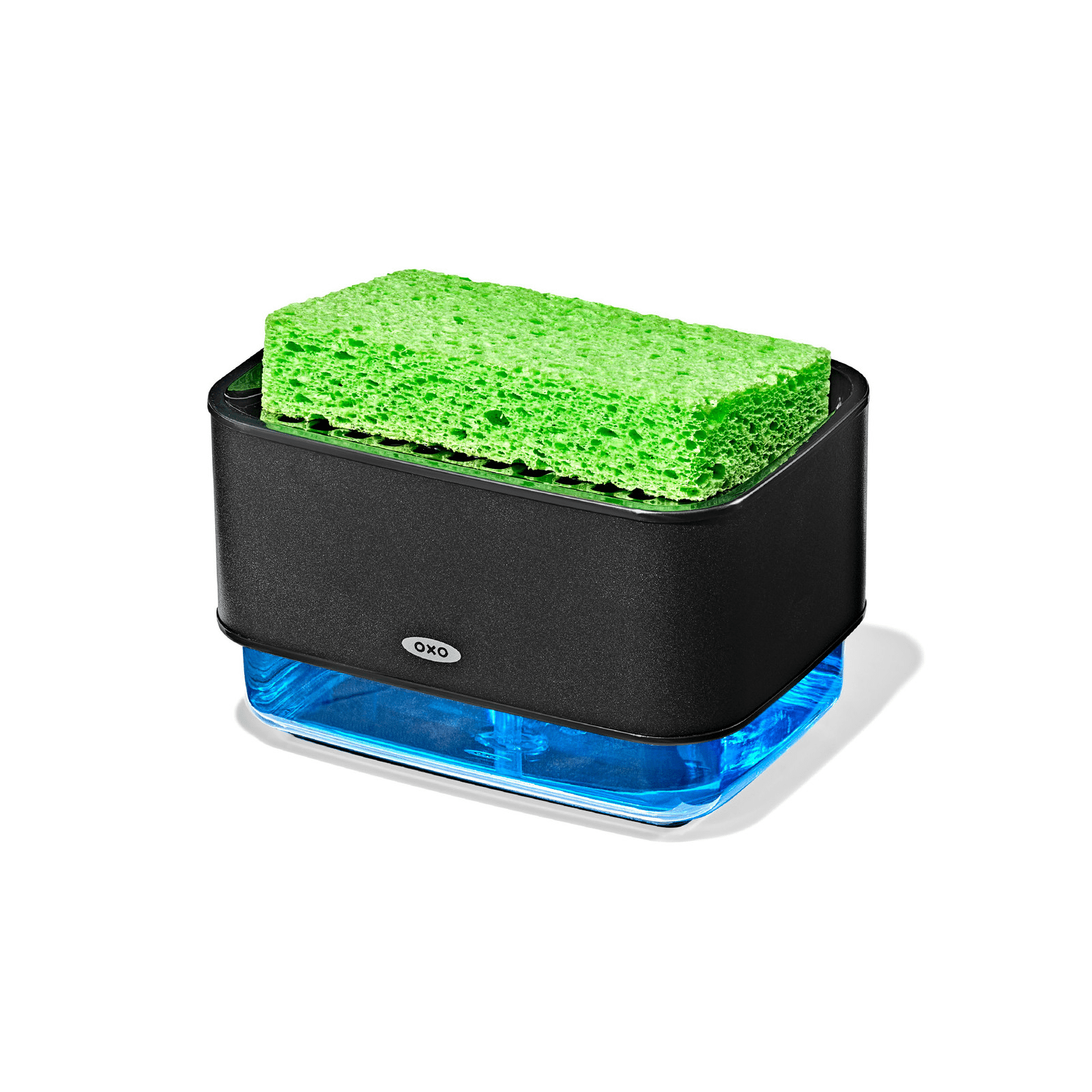OXO Good Grips Soap Dispensing Sponge Holder Matte Black