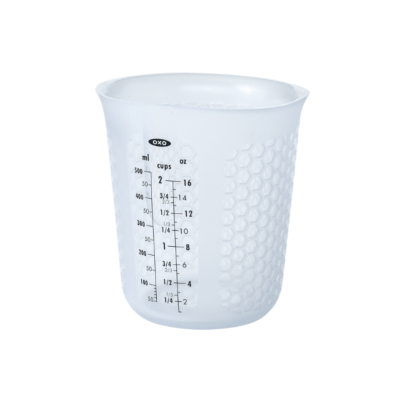 OXO Good Grips Squeeze & Pour Silicone Measuring Cup 2 Cup/500ml The Homestore Auckland