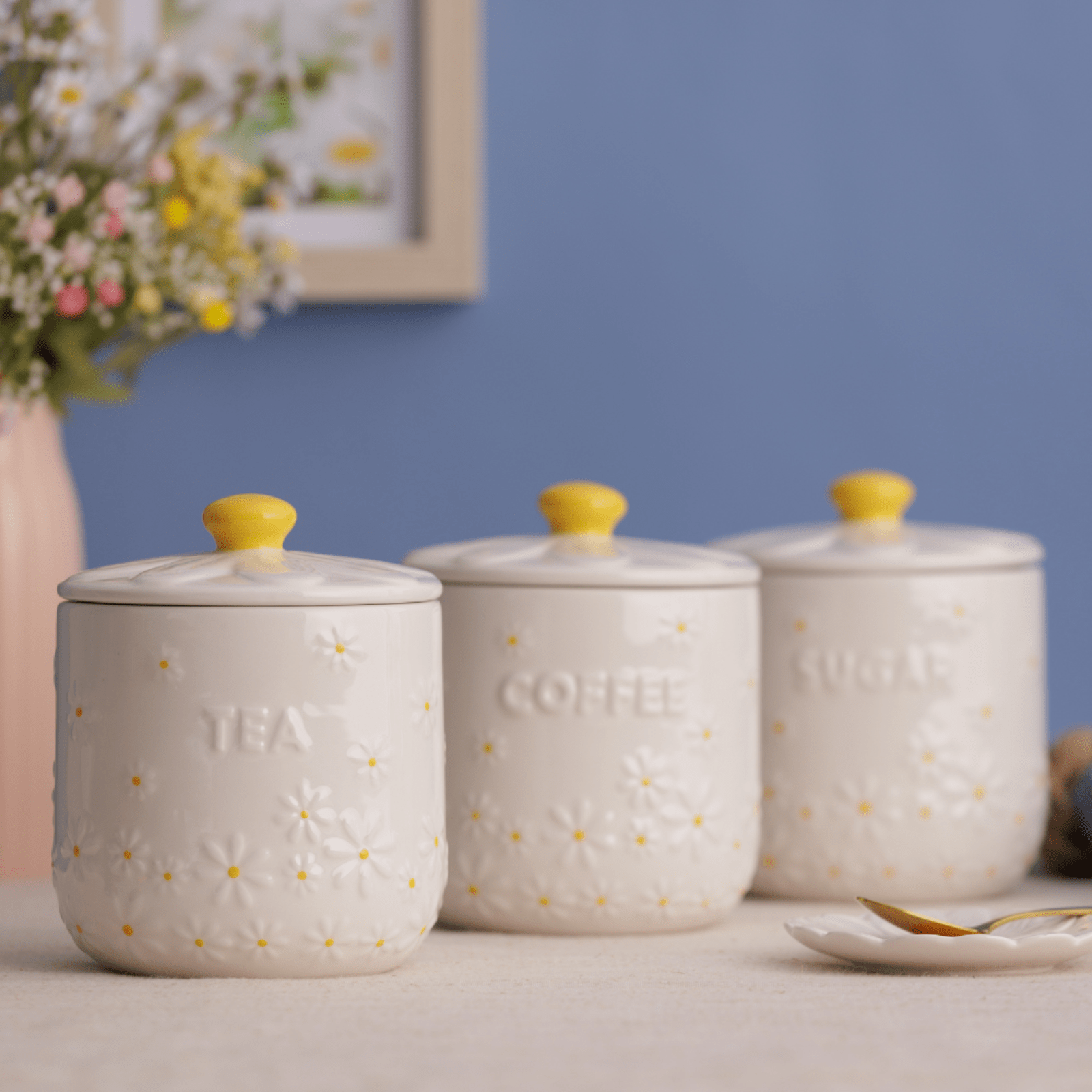 Price & Kensington Daisy Tea Storage Jar