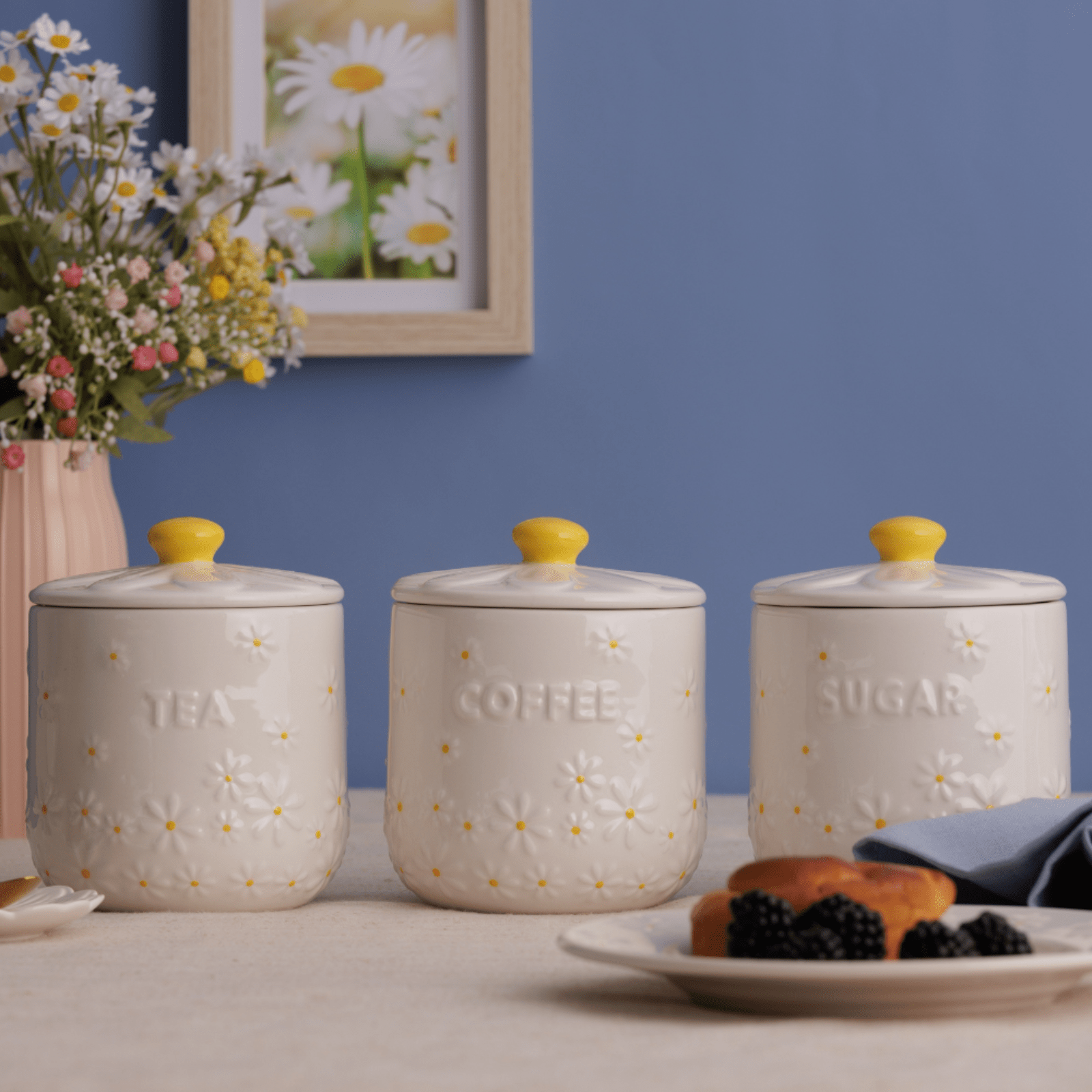 Price & Kensington Daisy Tea Storage Jar
