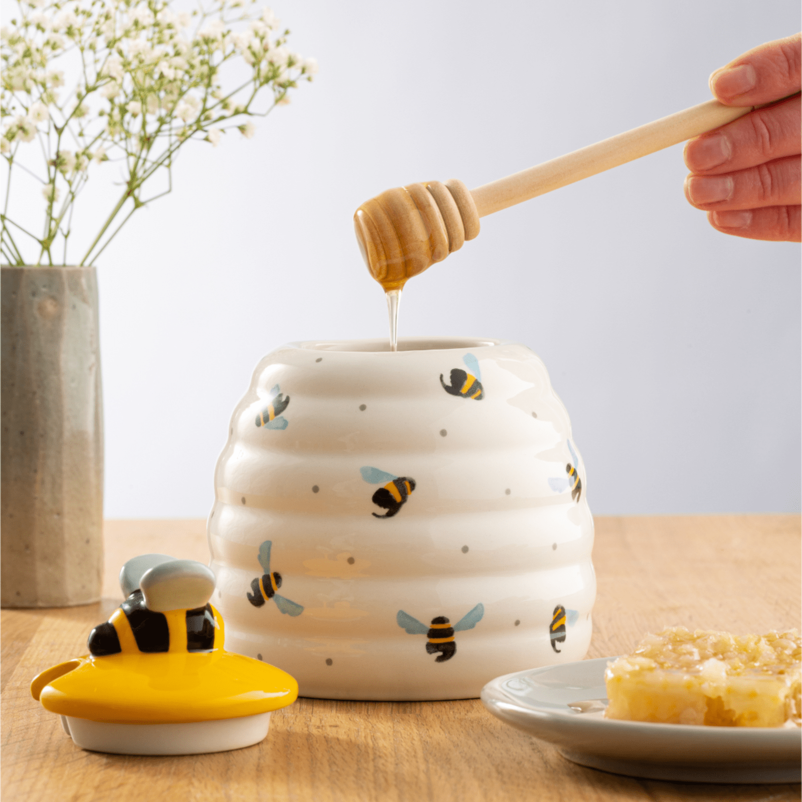 Price & Kensington Sweet Bee Honey Pot & Drizzler