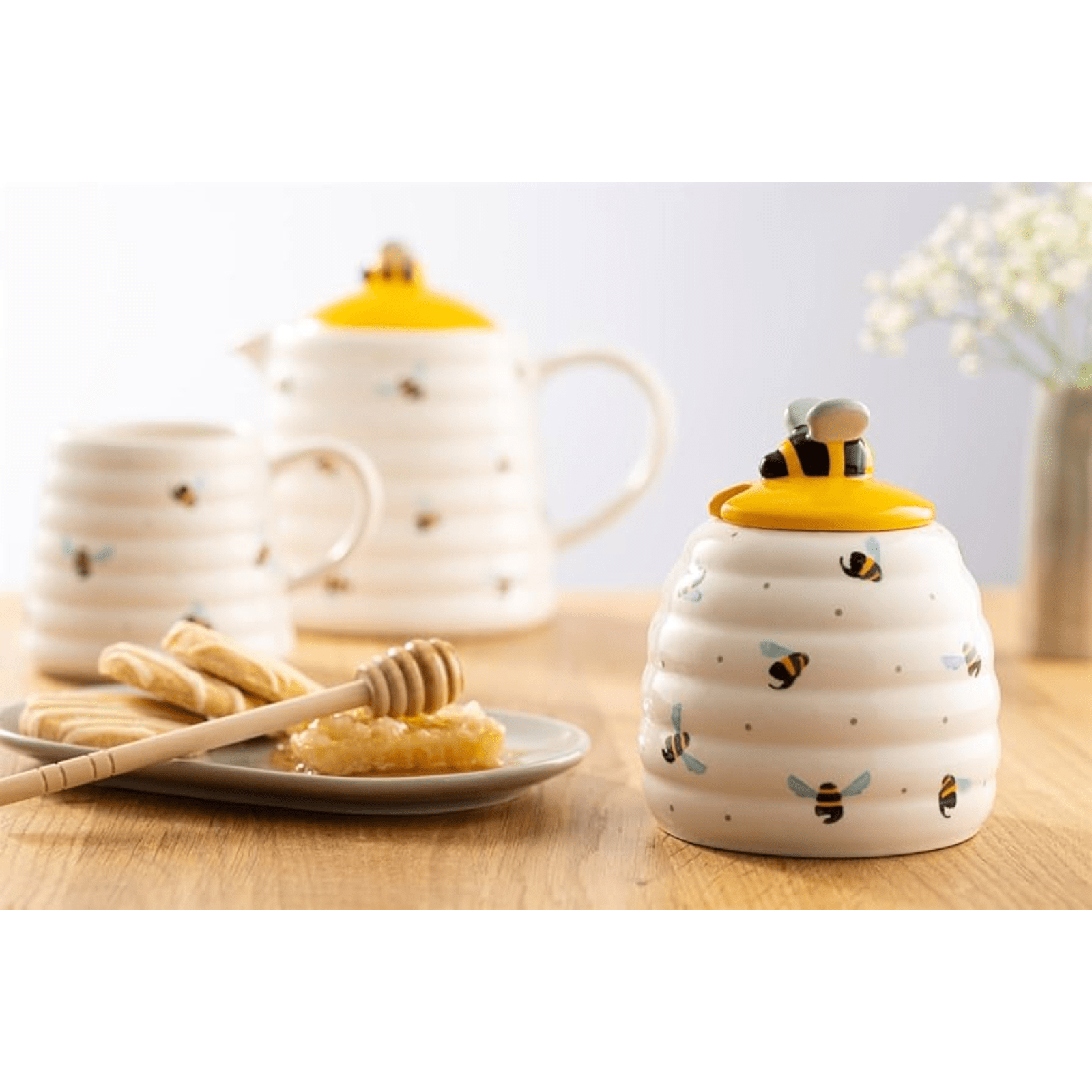 Price & Kensington Sweet Bee Honey Pot & Drizzler