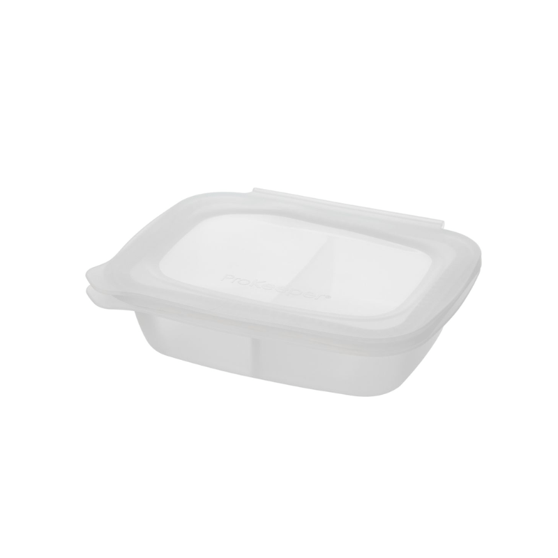 Progressive ProKeeper SoftBox Rectangular Divided Silicone (2 Cup)