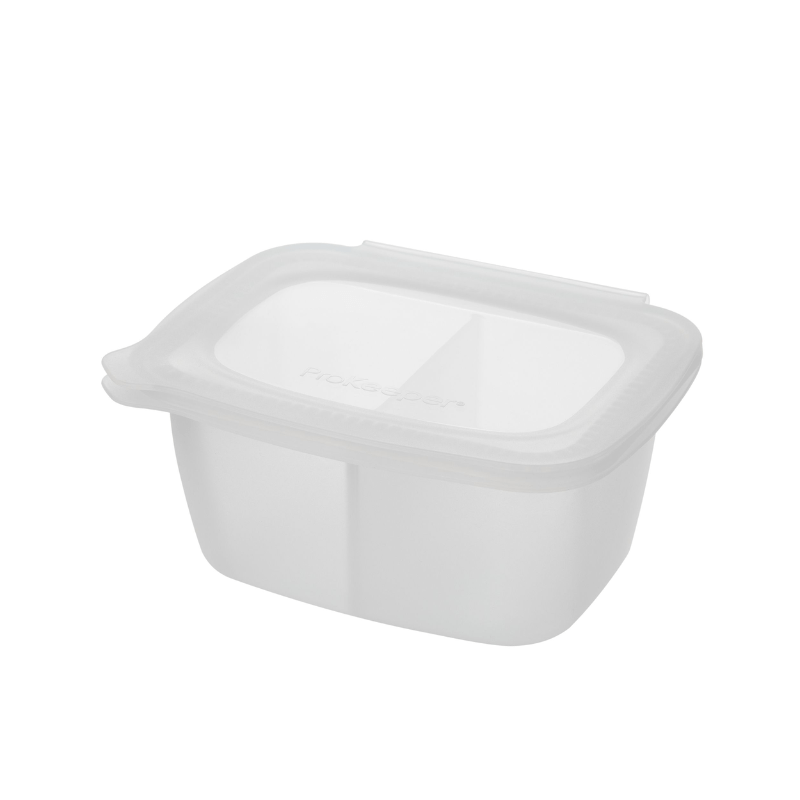 Progressive ProKeeper SoftBox Rectangular Divided Silicone (4 Cup)