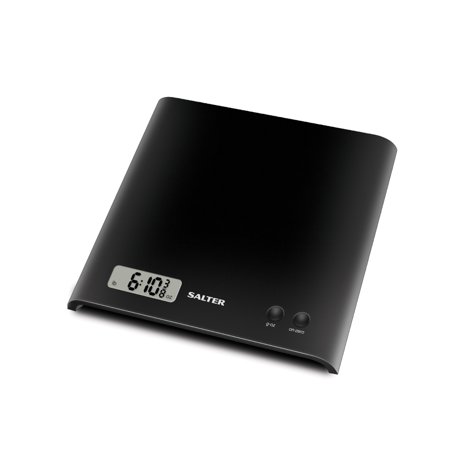 Salter Arc Electronic Kitchen Scale Black 3kg Capacity