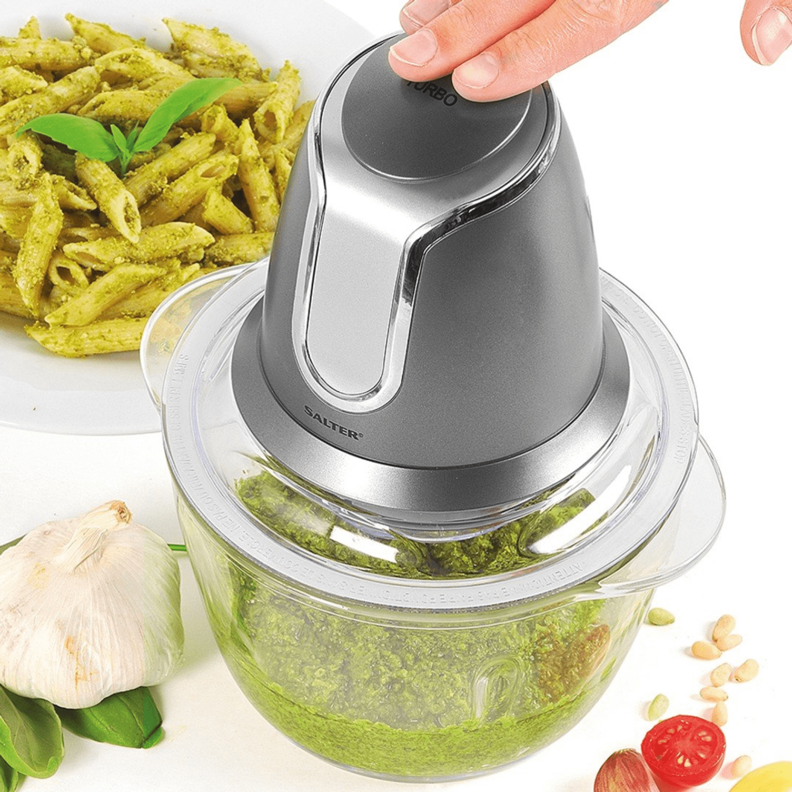 Salter Cosmos Glass Chopper 1.2L